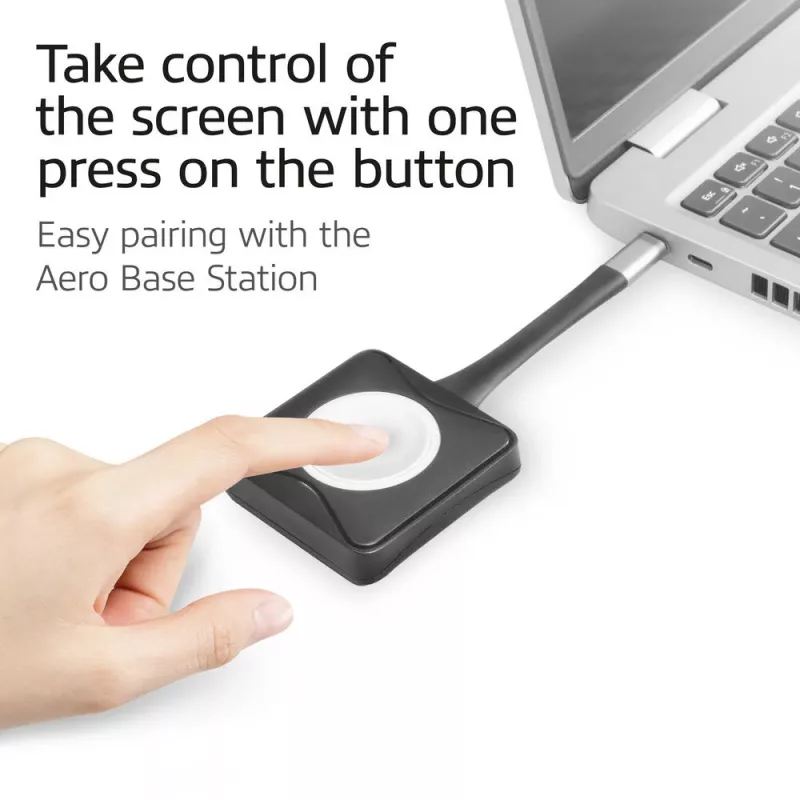 ACT Aero 4K Presenter Button, sada tlačidiel, čierna, 1 ks, 3840 x 2160, Aero 4K bezdrôtový prezentačný systém, 0 - 40 °C