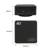 ACT univerzálna USB-C dokovacia stanica 4K, pre 3 monitory HDMI/DisplayPort, DisplayLink