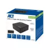ACT univerzálna USB-C dokovacia stanica 4K, pre 3 monitory HDMI/DisplayPort, DisplayLink