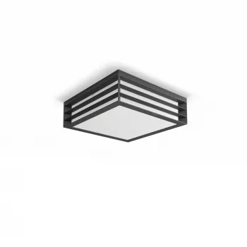 Philips myGarden Moonshine stropné svietidlo 28W E27 bez žiarovky, vonkajšie nástenné svietidlo, antracit, hliník, plast, IP44, záhrada, terasa, II