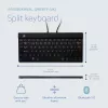 R-Go Tools ergonomická klávesnica R-Go Split Break so softvérom na prestávky, ergonomická delená klávesnica, QWERTY (NORDIC), Bluetooth, čierna