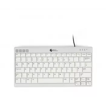 BakkerElkhuizen UltraBoard 950 V2 UK Qwerty, káblová, USB, nožnicové spínače, QWERTY, tmavosivá, svetlosivá