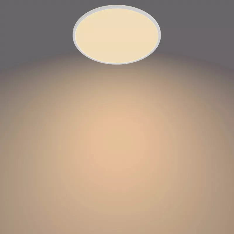 Stropné svietidlo Philips Functional Super tenké 22 W biele okrúhle LED