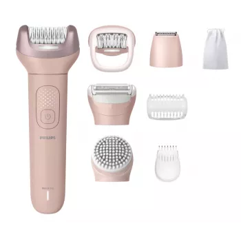 Epilátor Philips Series 9000 BRE719/00 — bezdrôtový mokrý & suchý, 32 pinzet, 2 rýchlosti, ružová