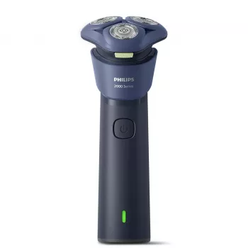 Rotačný holiaci strojček Philips 2000 Series S2885/00 – 3-hlavový, NiMH akumulátor, mokré a suché holenie, modrá