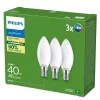 Philips Ultra Efficient LED žiarovka E14 B35, 2,1 W (ekvivalent 40 W), 2700 K, balenie po 3 ks