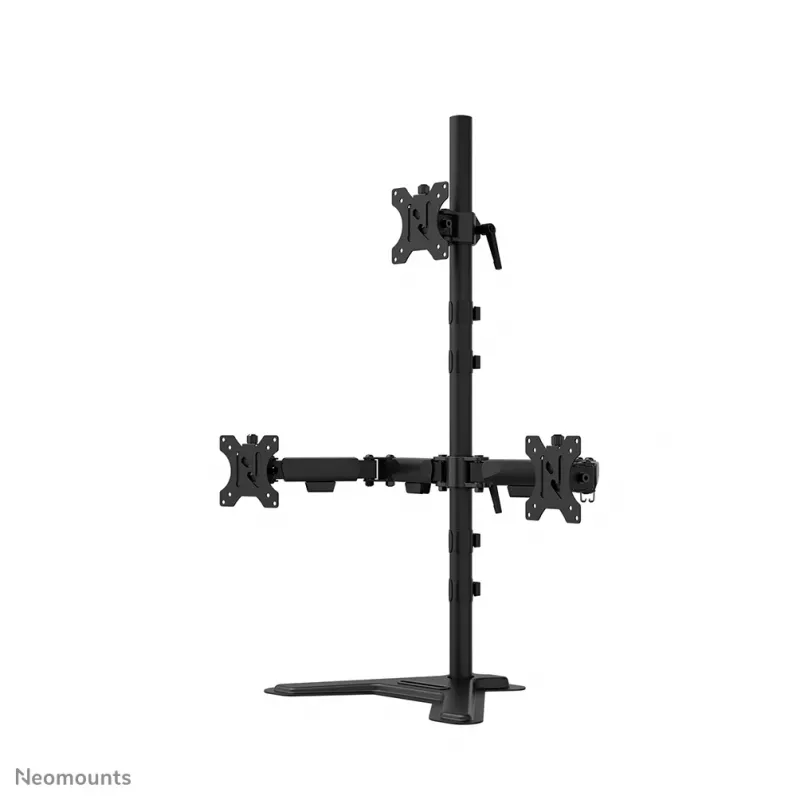 Neomounts DS45-600BL2-1 stojan na tri monitory 25,4–81,3 cm (10–32