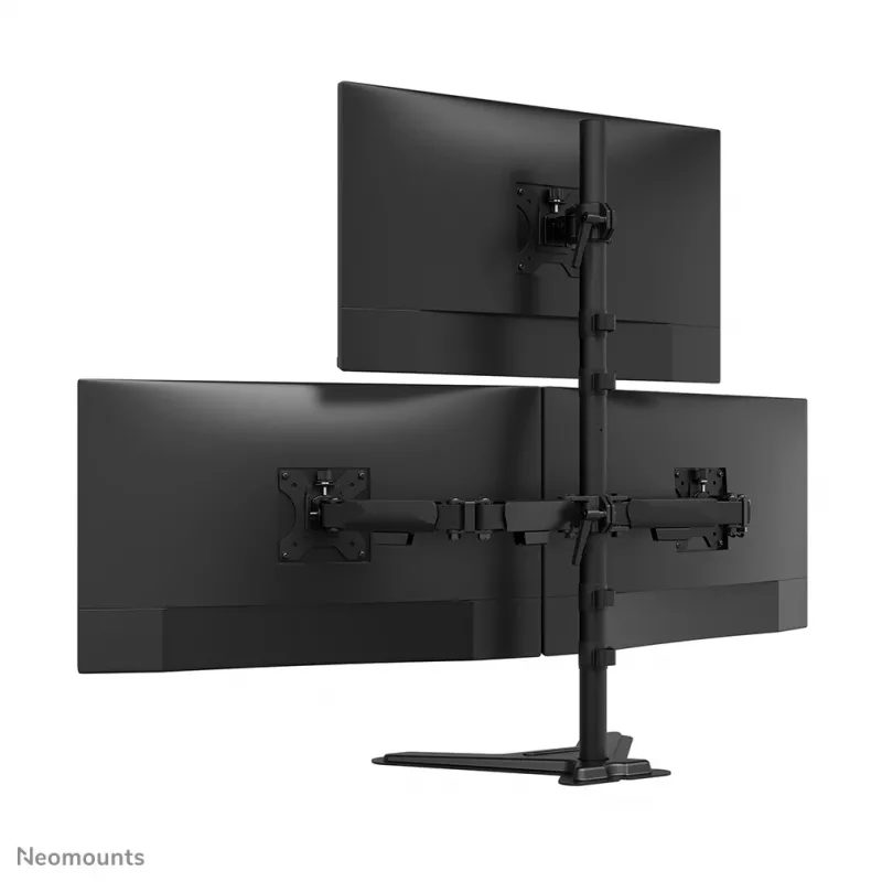 Neomounts DS45-600BL2-1 stojan na tri monitory 25,4–81,3 cm (10–32