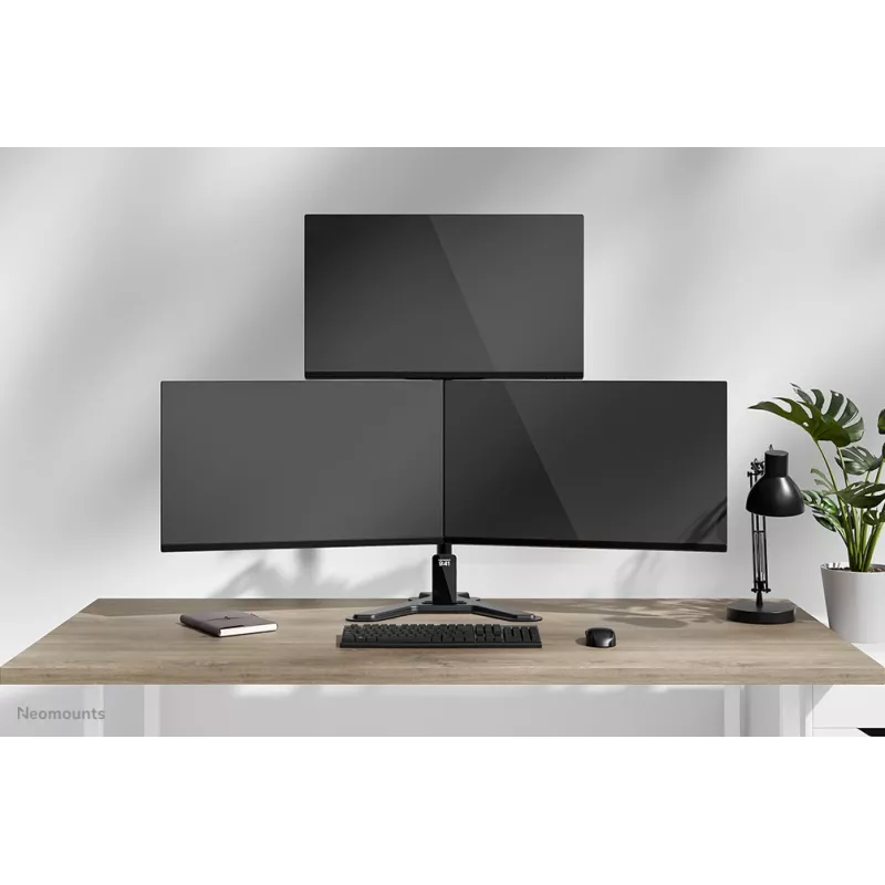 Neomounts DS45-600BL2-1 stojan na tri monitory 25,4–81,3 cm (10–32