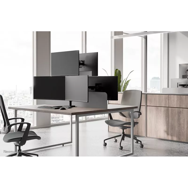 Neomounts DS45-600BL2-1 stojan na tri monitory 25,4–81,3 cm (10–32