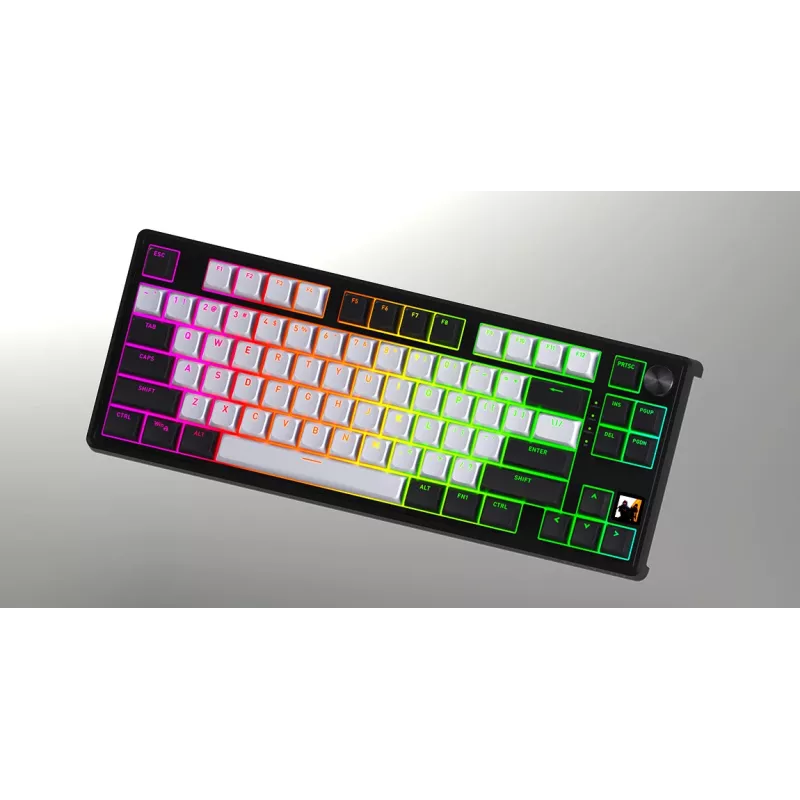 HATOR Skyfall 80 MAG ULTIMA 8K bezdrôtová klávesnica Gaming USB + RF Wireless + Bluetooth QWERTY US English čierna, biela