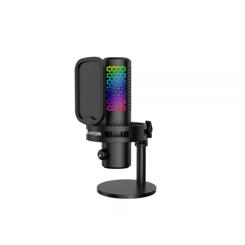 HATOR Dreamcast X, čierny, podcastový mikrofón, -32 dB, 20 - 16000 Hz, 16 bit, 96 kHz, 70 dB
