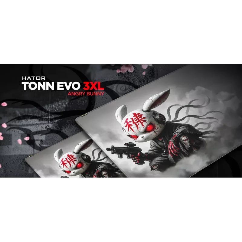 HATOR Tonn EVO 3XL Angry bunny podložka pod myš Gaming