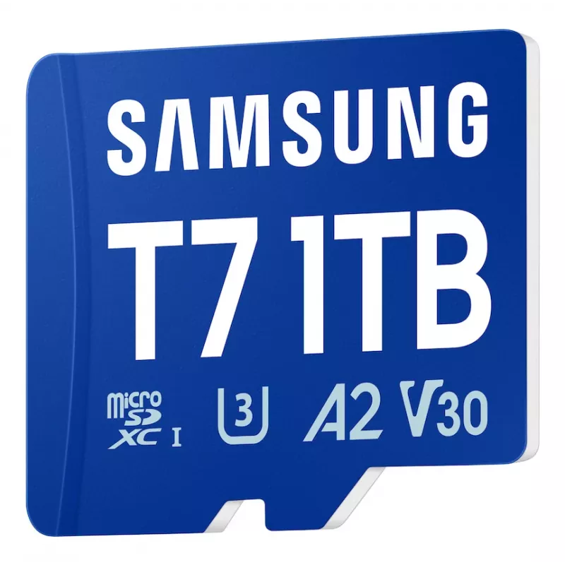 Samsung T7 microSD karta, 1 TB, MicroSDXC, UHS-I, 170 MB/s, trieda 3 (U3), V30
