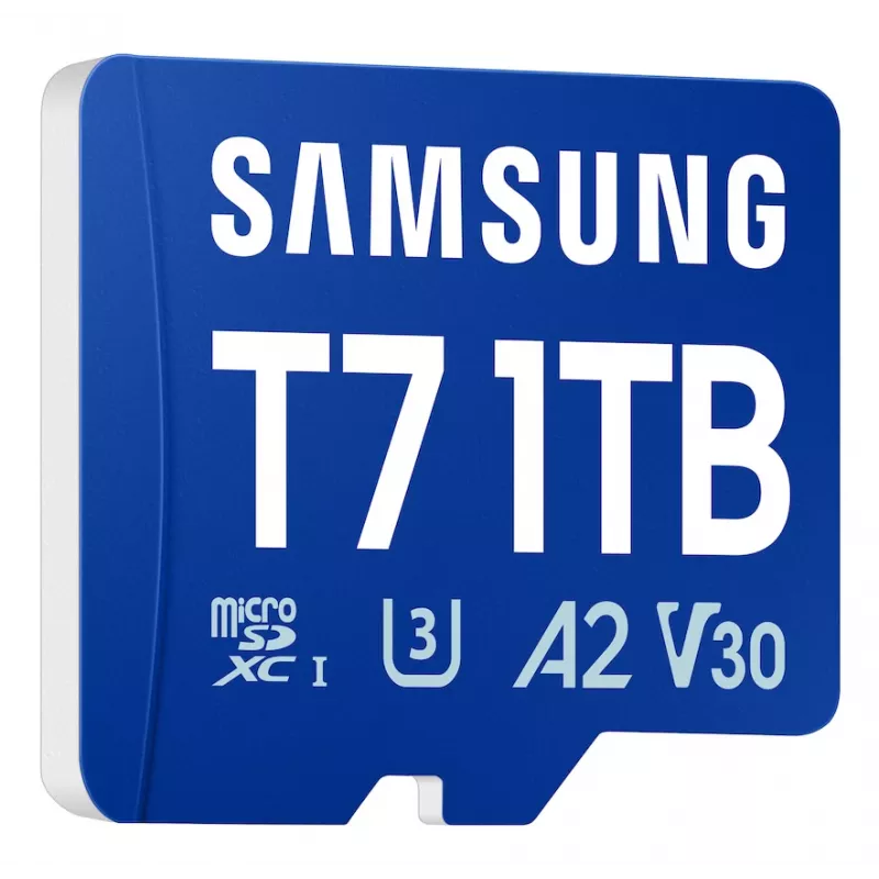 Samsung T7 microSD karta, 1 TB, MicroSDXC, UHS-I, 170 MB/s, trieda 3 (U3), V30