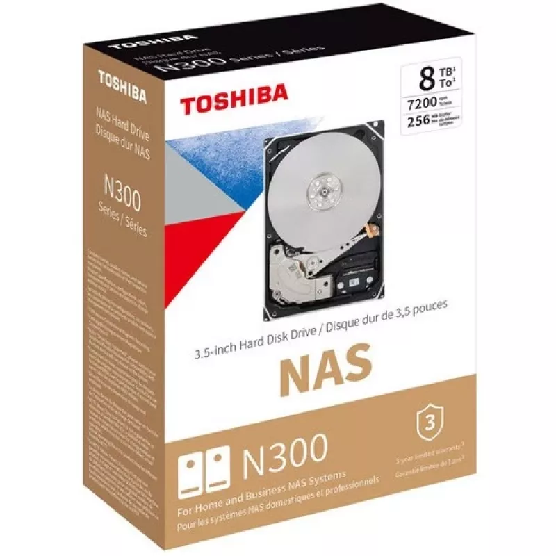 Toshiba HDWG480UZSVA pamäťové úložisko 8 TB SATA 6Gb/s