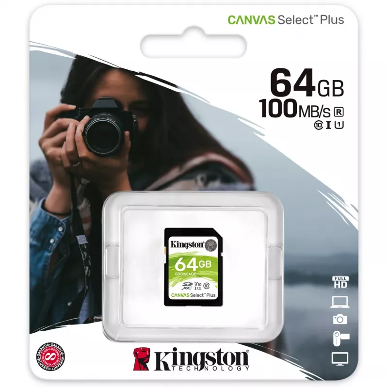 Pamäťová karta SDXC 64GB C10/SDS2/64GB Kingston