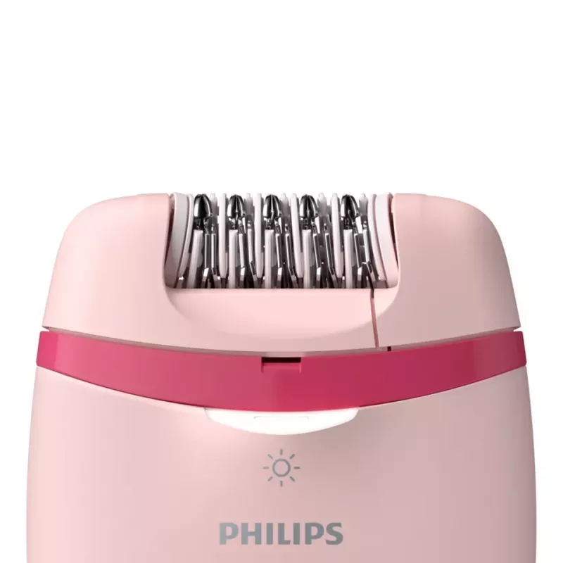 Philips Satinelle Essential BRE285/00 káblový epilátor, biela/ružová