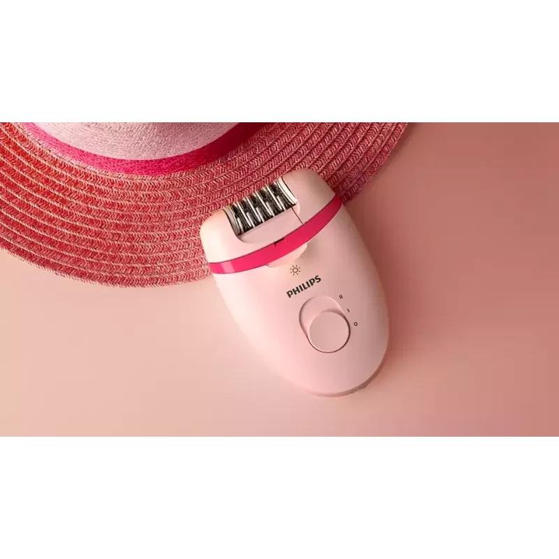 Philips Satinelle Essential BRE285/00 káblový epilátor, biela/ružová