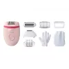 Philips Satinelle Essential BRE285/00 káblový epilátor, biela/ružová