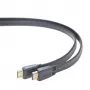 HDMI-HDMI kábel v2.0 3D TV High Speed Ethernet 1,8 m plochý (pozlátené konce)
