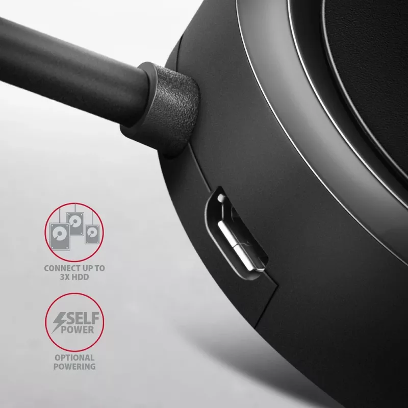 AXAGON HUE-P1AL Hub 4-portový USB 3.2 Gen 1 RUND
