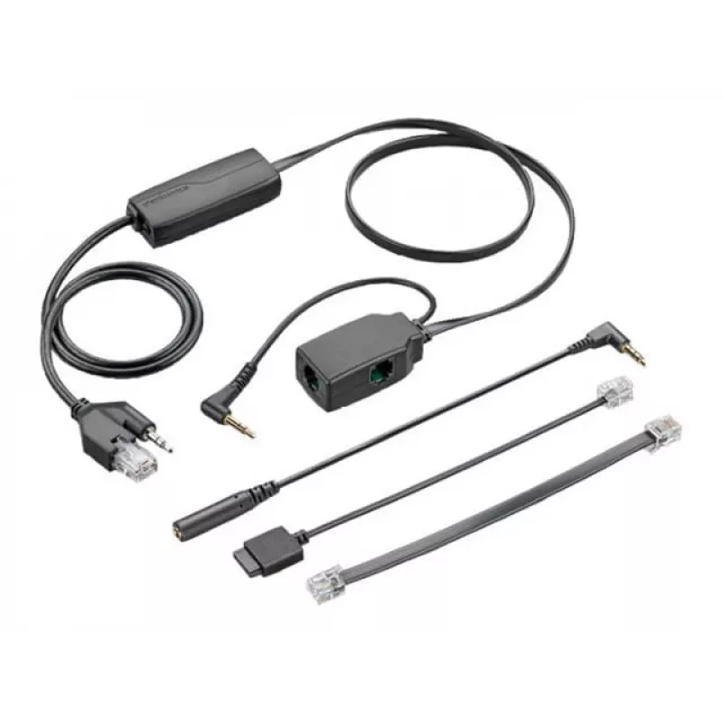 Elektronický hookswitch POLY APA-24 ALCATEL čierny konektor