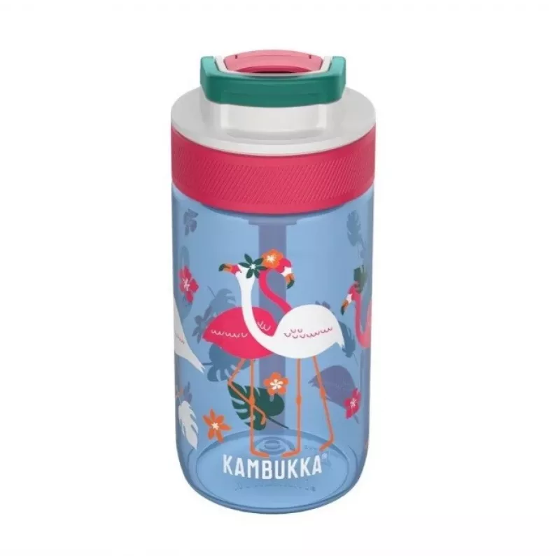 Kambukka Lagoon 400ml Blue Flamingo detská fľaša na pitie