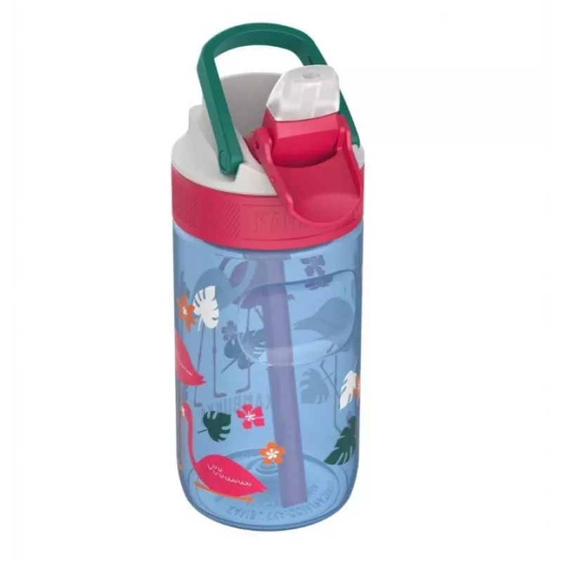Kambukka Lagoon 400ml Blue Flamingo detská fľaša na pitie