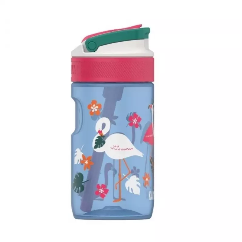 Kambukka Lagoon 400ml Blue Flamingo detská fľaša na pitie