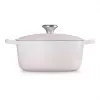 Le Creuset Signature Liatinový okrúhly hrniec 24 cm shell pink