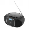 Prenosný CD prehrávač JVC RC-E451B čierna — CD/MP3, Bluetooth, FM 87,5–108 MHz, USB, AUX, 3,2 W RMS