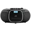 Prenosný CD prehrávač JVC RC-E451B čierna — CD/MP3, Bluetooth, FM 87,5–108 MHz, USB, AUX, 3,2 W RMS