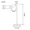 Activejet AJE-IDA 4IN1 multifunkčná lampa, čierna