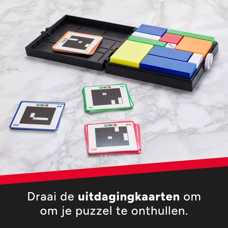 Rubik’s Cube Gridlock hra, logická puzzle hra inšpirovaná klasickou fidget hračkou, pre dospelých a deti od 7 rokov