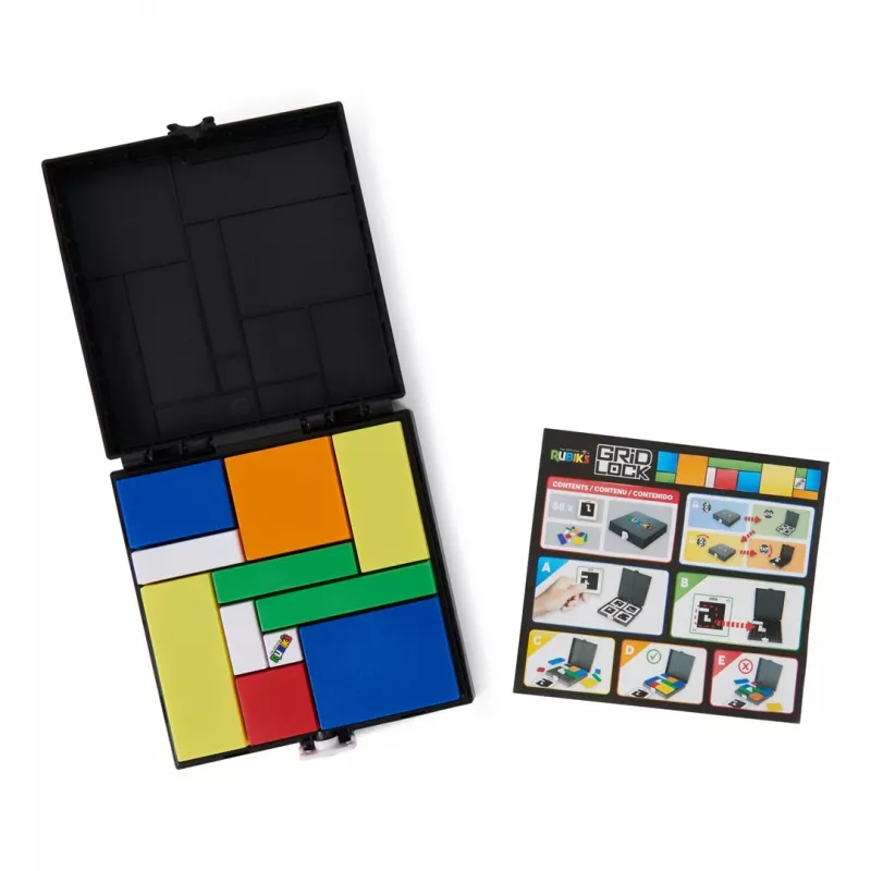 Rubik’s Cube Gridlock hra, logická puzzle hra inšpirovaná klasickou fidget hračkou, pre dospelých a deti od 7 rokov