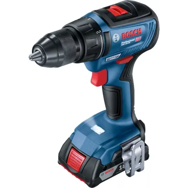 Akumulátorový skrutkovač Bosch GSR 18V-50, 1800 ot/min, 28 N⋅m, 1 kg