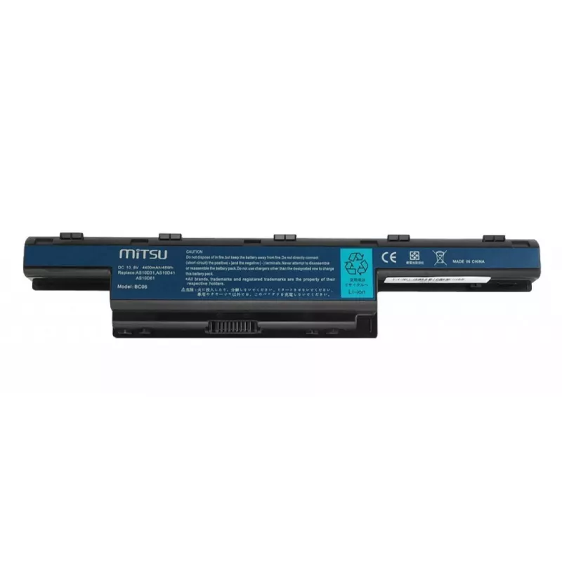 MITSU batéria pre Acer Aspire 4551 4741 5741 4400 mAh 10,8–11,1 V
