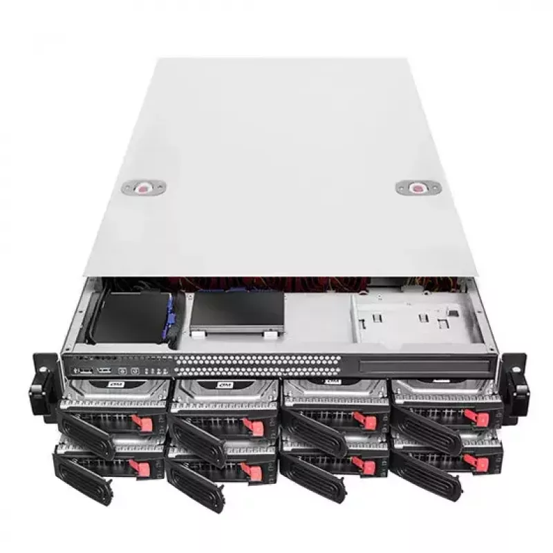HDD puzdro Silverstone RM22-308 2,5/3,5 palca 10 diskov čierna biela