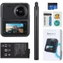 Akčná kamera KanDao QooCam 3 Travel Combo – 360° záznam, 4K video, 3D podpora