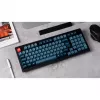 V5 Max, herná klávesnica čierna/modro-sivá, DE-layout, Gateron Jupiter Banana, Hot-Swap, RGB