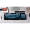 V5 Max, herná klávesnica čierna/modro-sivá, DE-layout, Gateron Jupiter Banana, Hot-Swap, RGB