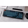 V5 Max, herná klávesnica čierna/modro-sivá, DE-layout, Gateron Jupiter Banana, Hot-Swap, RGB