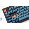 V5 Max, herná klávesnica čierna/modro-sivá, DE-layout, Gateron Jupiter Banana, Hot-Swap, RGB