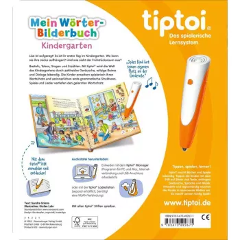 tiptoi Mein Wörter-Bilderbuch: Kindergarten, učebnica