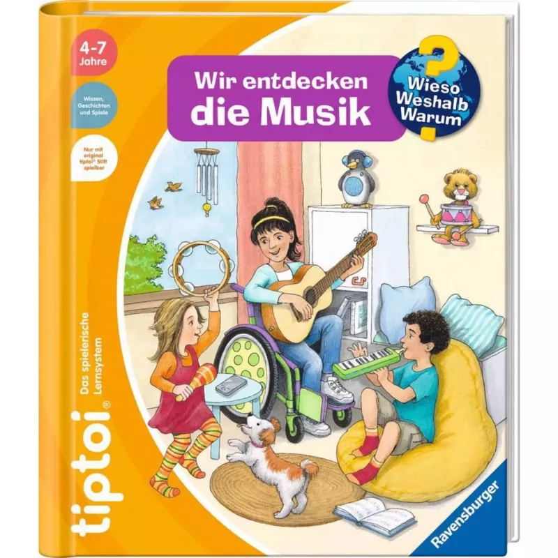 tiptoi Wieso? Weshalb? Warum? Wir entdecken Musik, učebnica