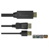 Alcasa HDMI-DP020 video kábel adaptér 2 m HDMI Type-A DisplayPort čierny