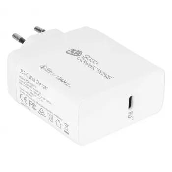 Nabíjačka mobilných zariadení Alcasa PCA-W005W univerzálna biela AC rýchle nabíjanie
