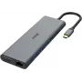 Akasa AK-CBCA28-18BK dokovacia stanica a port replikátor pre notebook káblový USB 3.2 Gen 1 (3.1 Gen 1) Type-C čierna - sivá (AK-CBCA28-18BK)