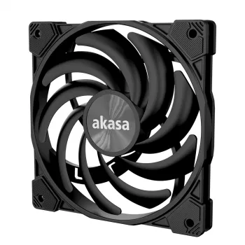 Akasa Alucia XS tenký ventilátor 120 mm - čierny